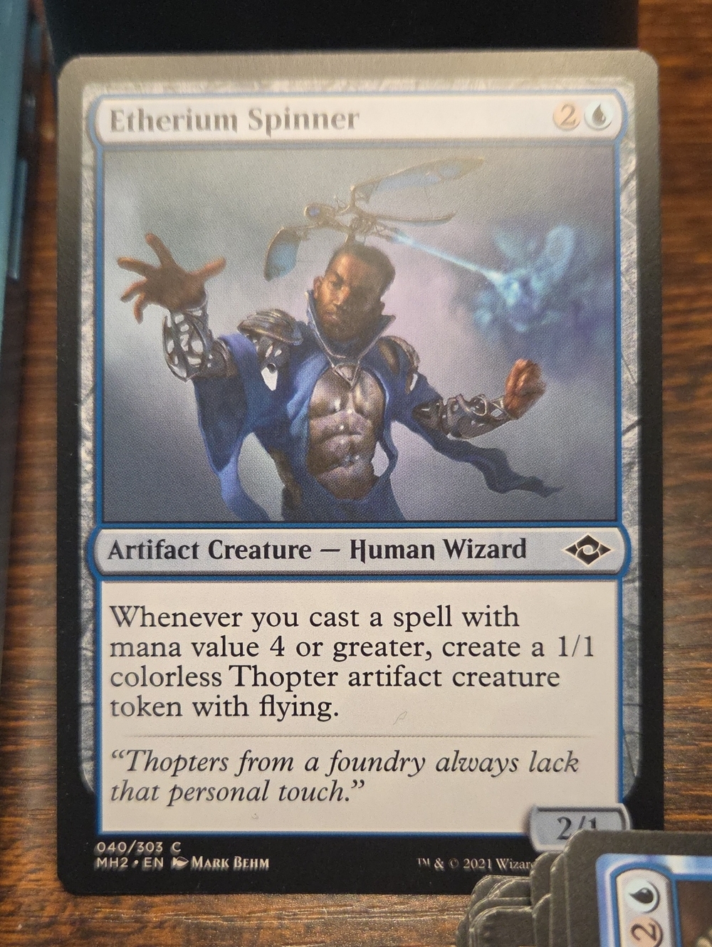 Etherium Spinner Blue Fantasy Art Print - Magic: The Gathering